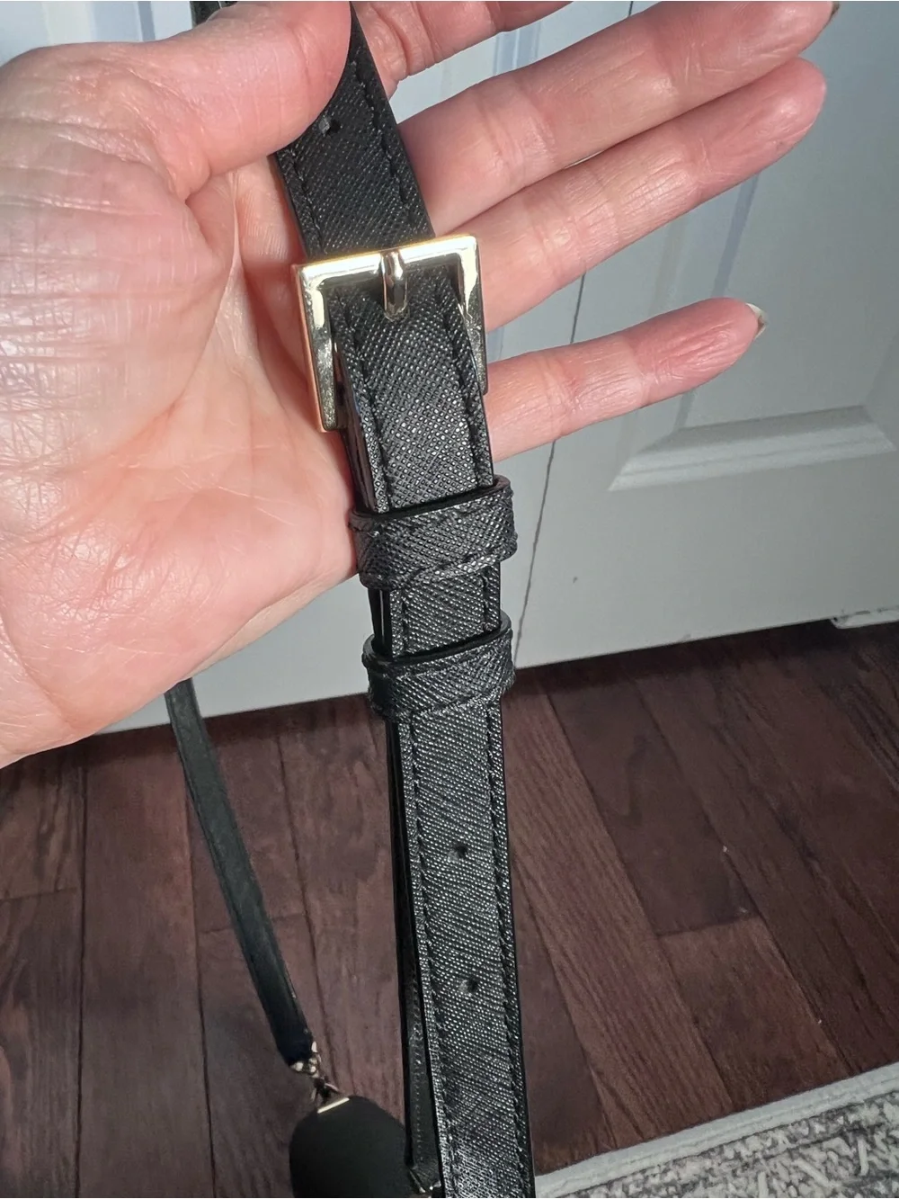 kate spade Cameron Street Byrdie Crossbody Saddle Bag with Gold Hardware